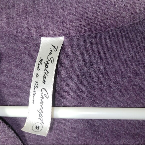 PerSeption Concept Medium Purple 3-Button Top - Picture 2 of 3